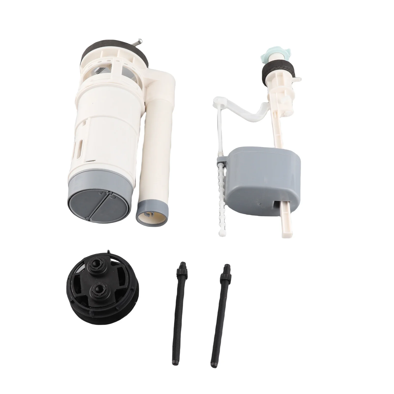 

20cm Toilet Replacement Water Tank Flush Valves Fill Valve with Push Button Universal Water Saving Toilet Repair Kit