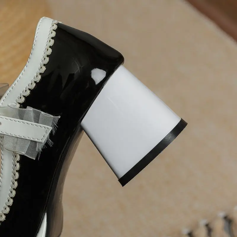 REAVE CAT السيدات أحذية النساء مضخات أشار تو 8 سنتيمتر كعب عالي مكتنز الانزلاق على لينة البيع اليومي الربيع تصميم أحجام كبيرة 48-50