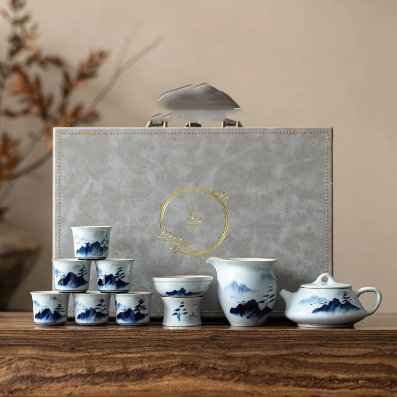 Living Room Office Tea Tray Luxury Marble Ceramic Decorative Rectangle Tea Tray Irregular Storage Bandejas Home Decorationgs