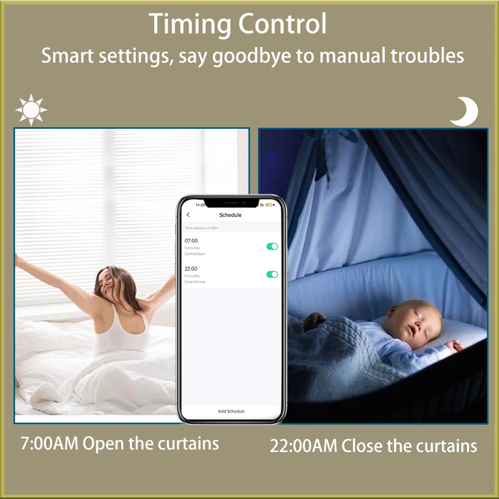 2N · m تويا واي فاي السلكية الكهربائية الأسطوانة محرك أعمى 37/38 مللي متر أنبوب 2n 10 كجم 3 × 3 متر الستائر تويا الأجهزة الذكية عن بعد أليكسا جوجل المنزل #5