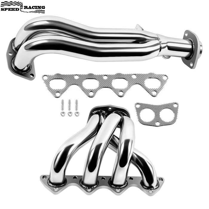 

For 1994-2001 LS / RS / GS DC1-DC2/ DC4/ DB6-DB9 Acura Integra 1.8L Exhaust Manifold Racing Header Stainless Steel