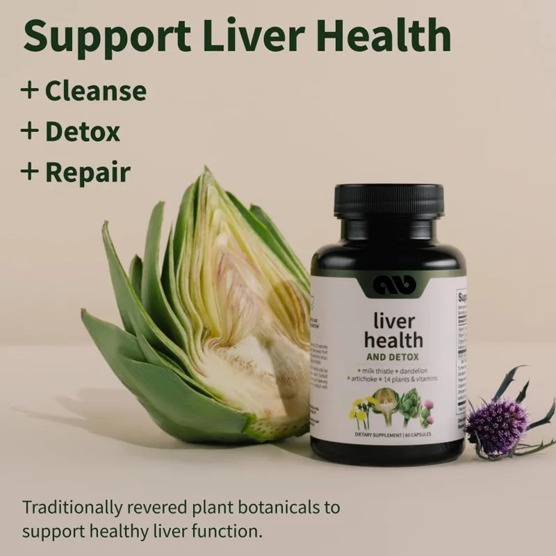 Liver Health Support Supplement - Liver Cleansing Detoxification and Repair Formula - (60 capsules)