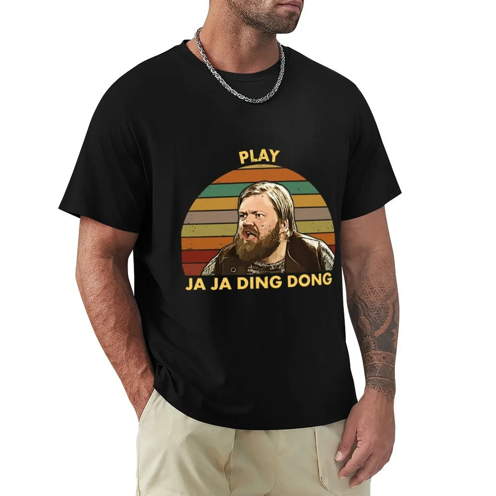 

Play Ja Ja Ding DongClassic . T-Shirt customs quick-drying boys animal print mens fashion