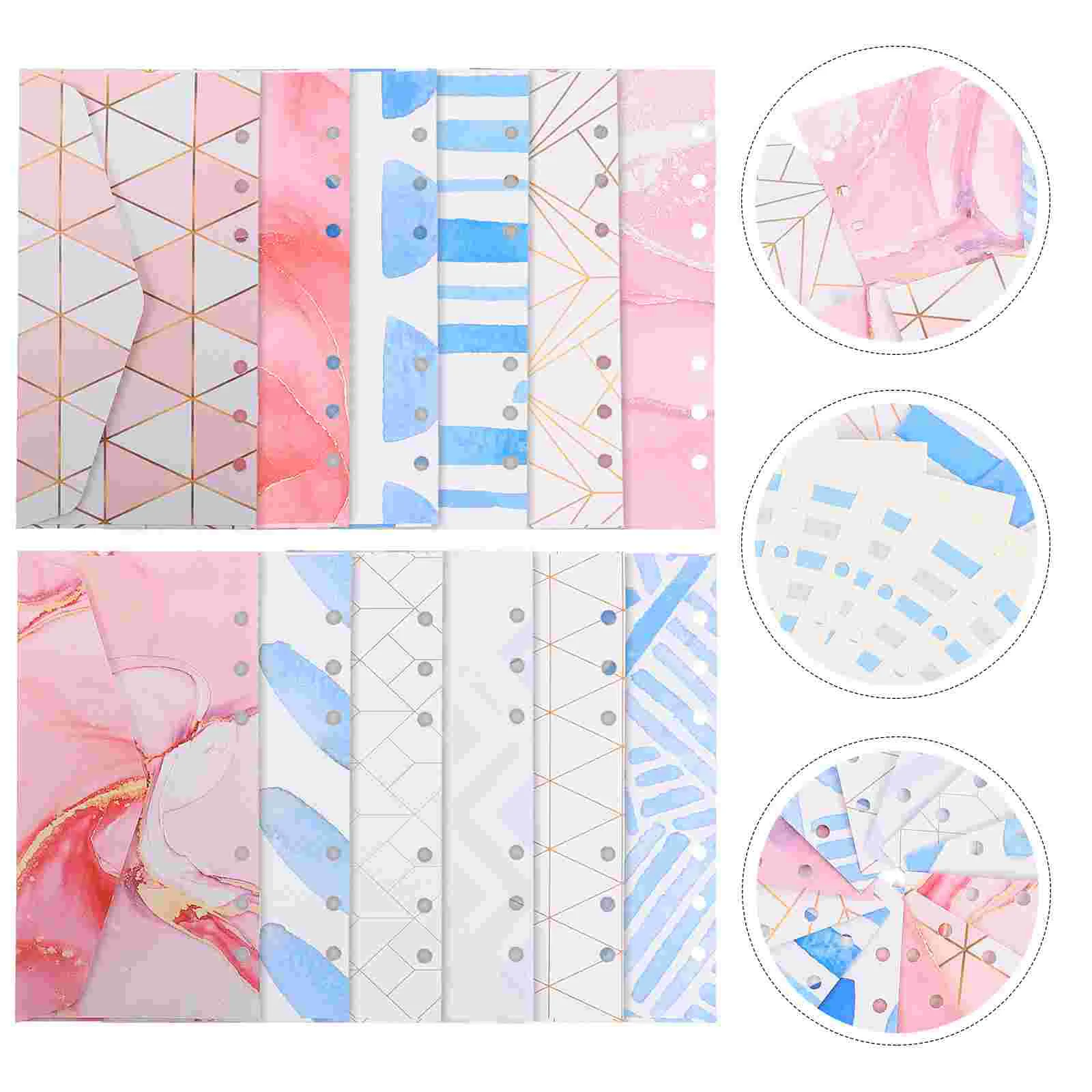 

Envelope Buggy Bag Budget Binder Money Envelopes Small and Fresh Pocket Colorful Loose-leaf Account Book Cash Paper for