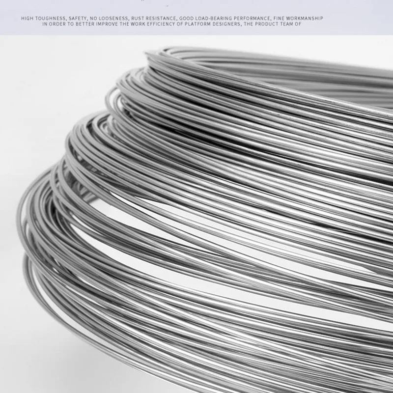 1/5/10M 304 Stainless Steel Single Wire Rope Soft Hard Steel Wires 0.1/0.2/0.3/0.4/0.5/0.6/0.8/1/1.2-3mmm Craft Jewelry Bonsai