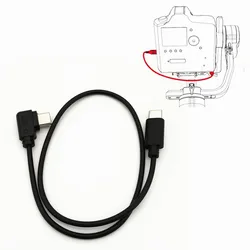 Type-C to Type-C USB Camera Control Cable for ZHIYUN Crane 2S 3S & Canon EOS R RP R5 R6 Nikon Z6 Z7 II XT4 XT3 A7C GH5 BMPCC 6K