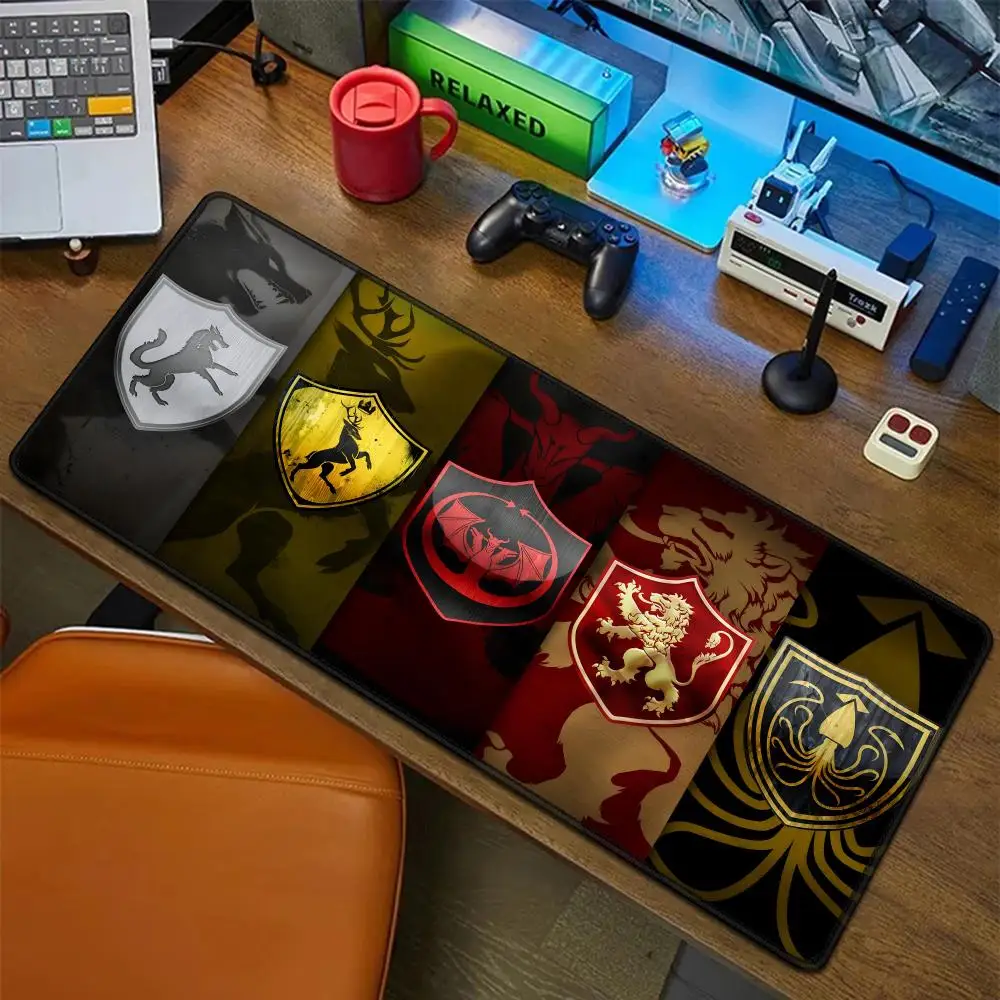لوحة ماوس Game Of T-Thrones، حصيرة مطاطية للكمبيوتر المحمول Xxl، ملحقات ألعاب طاولة الكمبيوتر المحمول