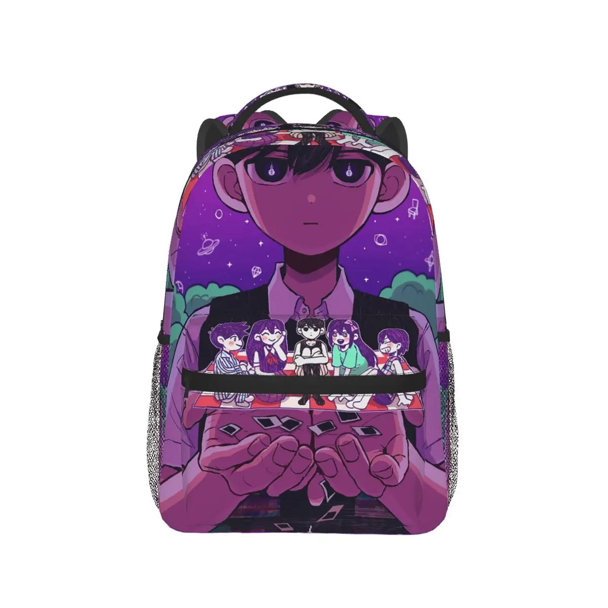 

Omori Game Backpack Hot Sale Daypack Large Capacity Boys Girls BookBag School Bag Shoulder Bags for Men Women