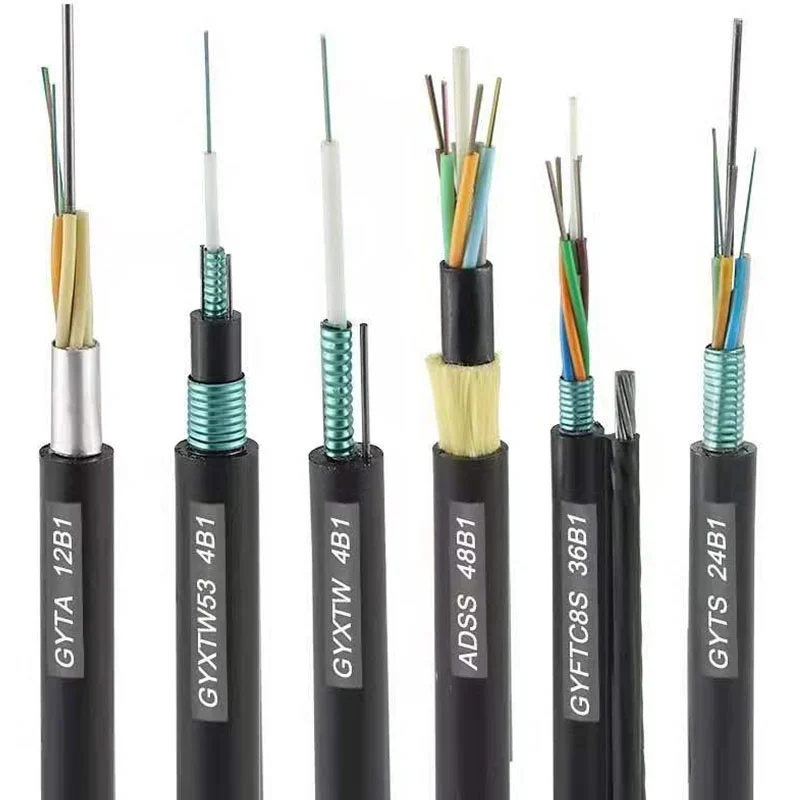 GYFTY53 GYTA GYTS GYXTW Armoured Cable Outdoor Fiber Optic Cable 12 24 48 96 Cores Single Mode Hot Sale