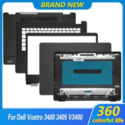 New For Dell Vostro 3400 3405 V3400 LCD Back Cover Front Bezel Palmrest Bottom Case 14 Inch Laptop Housing Cover Top Lower Case