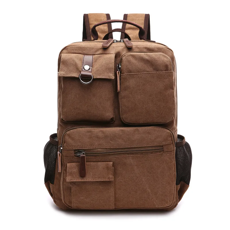 Canvas Bag Outdoor Business Leisure Travel Backpack