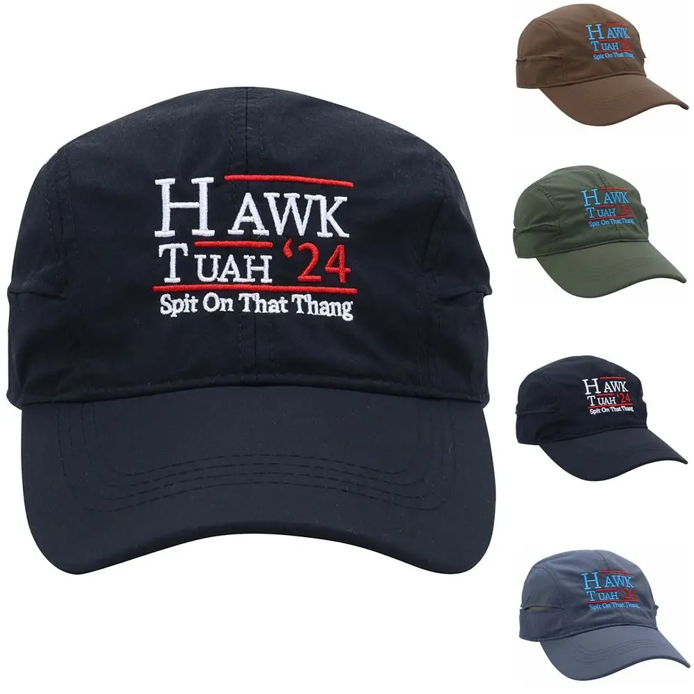 

2024 Mesh Hawk Tuah 24 Baseball Cap Unisex Meme Spit On That Thang Retro Adjustable Racing Cap