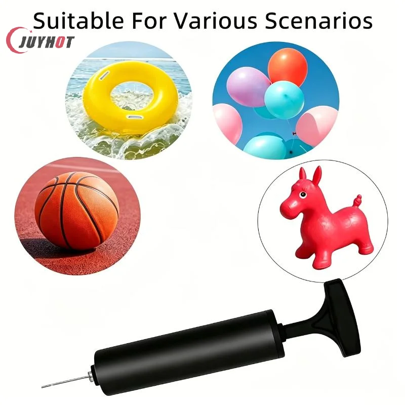Non-slip Handle Handheld Ball Pump with Needle Suitable for Soccer Volleyball Basketball Professional Sports Use