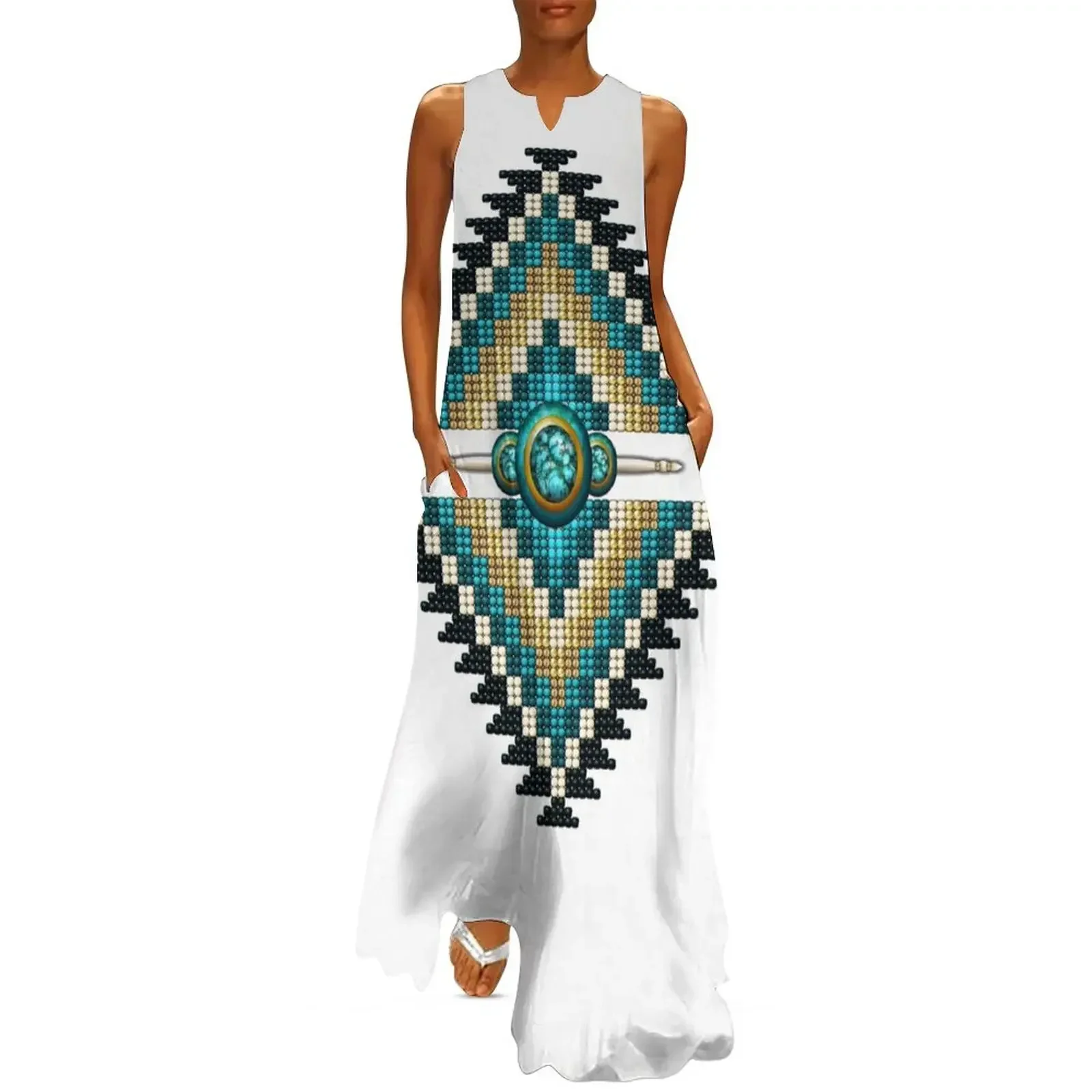 

Native American Beadwork 10 Long Dress Female dress Dress