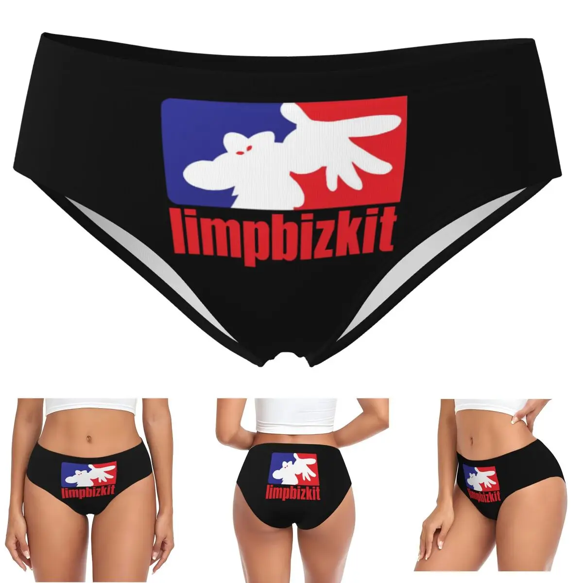 

Трусики Limp Bizkit на заказ, женские удобные трусы, нижнее белье, дышащие женские трусы