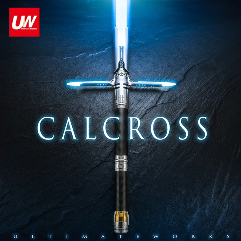 

Ultimate Works Cal Kestis Crossguard Neopixel Lightsaber The Paladin's Oath Laser Sword Carry 52 Sets Fonts Do heavy Dueling Toy