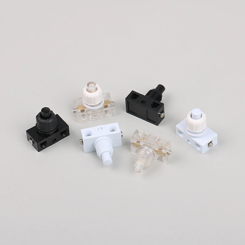 1pc Push Button Switch Inline Foot Pedal UFO Type Lamp Lighting Foot Control ON/Off Foot Switch AC 250V 2A