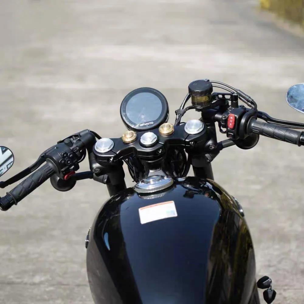 For CFMOTO 450CLC modified split handlebars, adjustable low-lying split handlebars, aluminum alloy handlebars, rearview mirrors