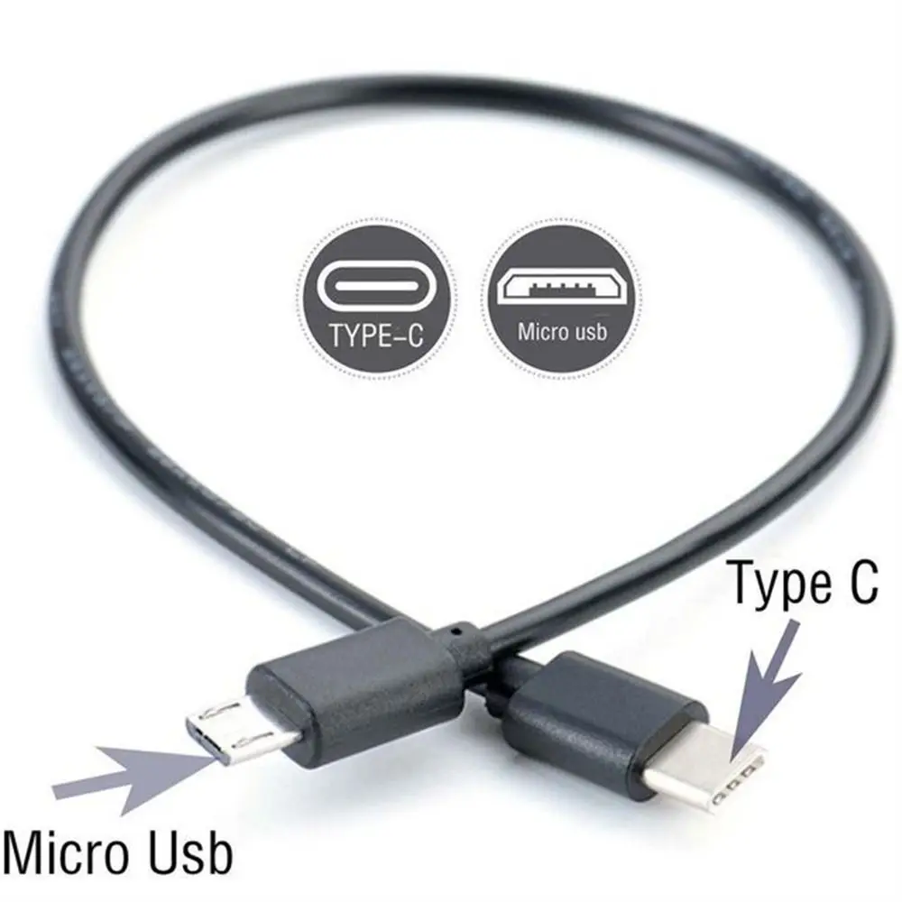 Charging cable USB-C Male Data Cable Fast Charge USB Cable Type C To Micro USB Cord USB-C To Micro USB Cable Type-C Cable