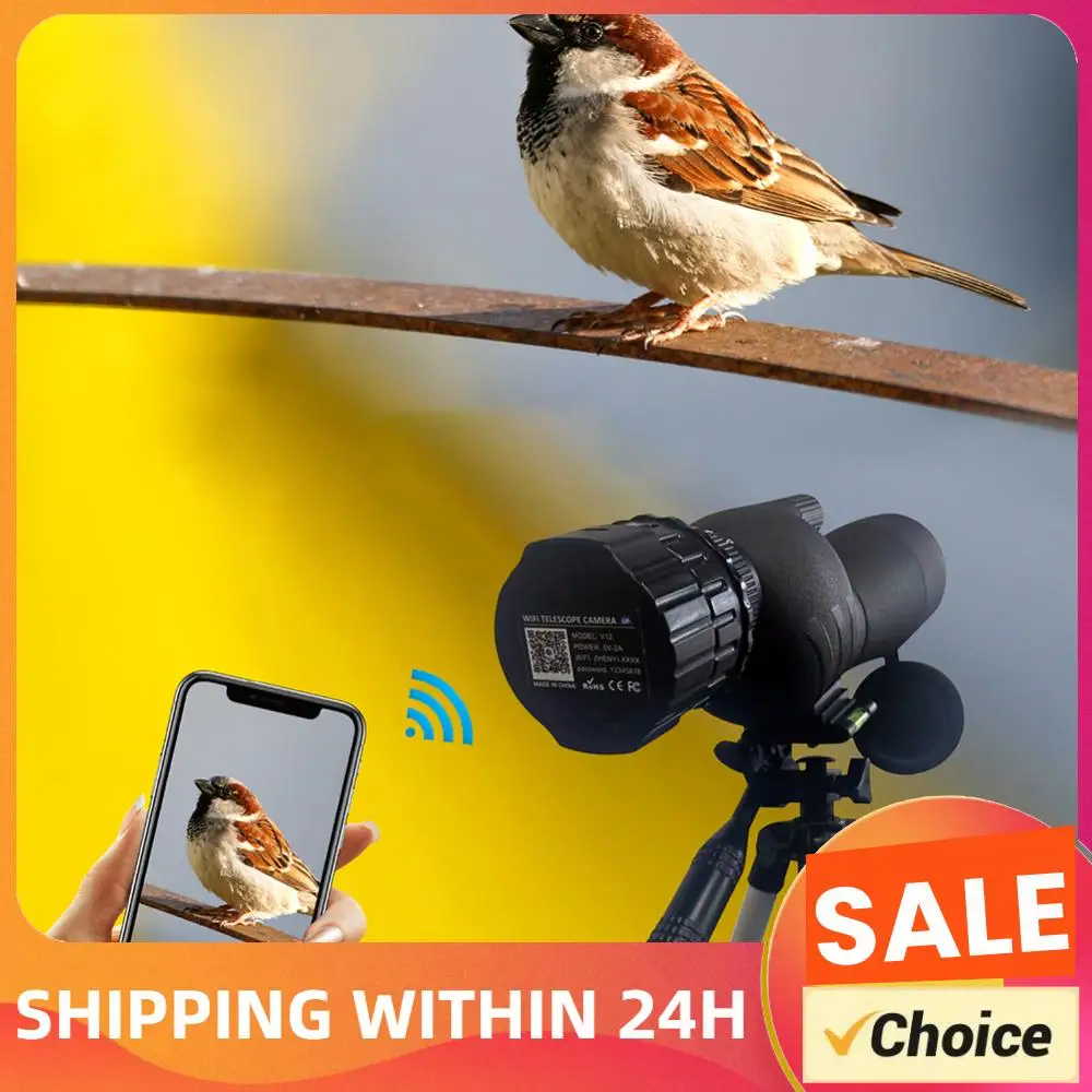 4 Million Pixel HD WiFi Telescope Eyepiece Camera for 25mm-50mm Optical Telescope and Microscope Portable Spotting Scope Camera