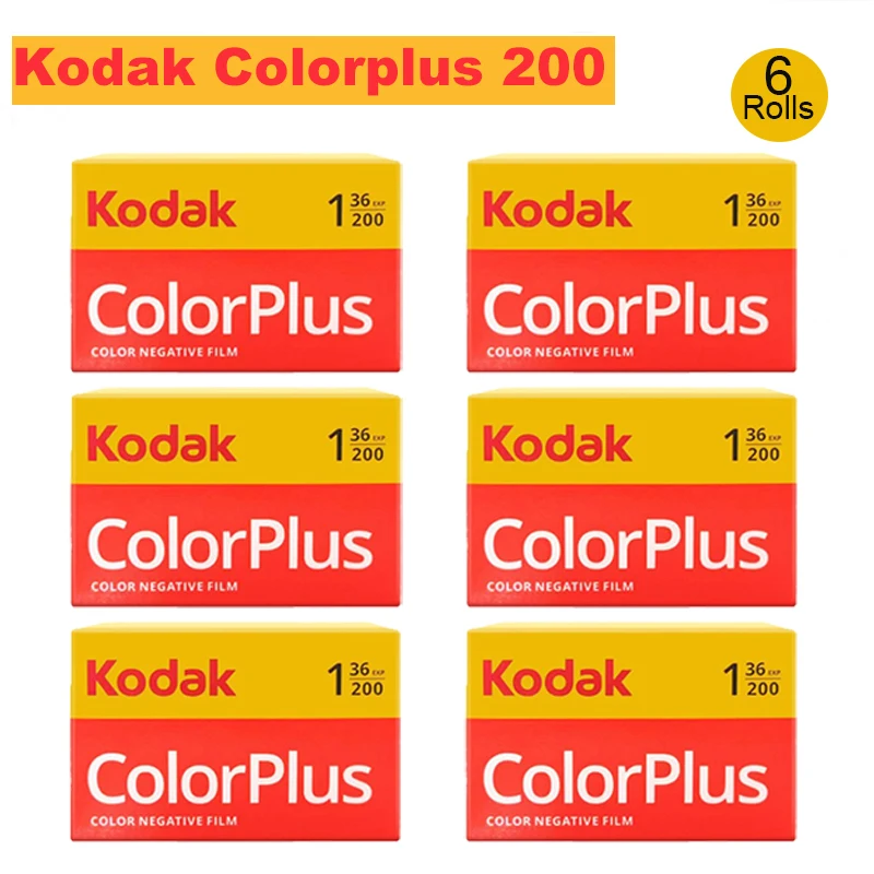 1-10 Rolls Kodak ColorPlus 200 35mm Color Films 36 Exposures Per Roll For Kodak Film Cameras 35mm Film
