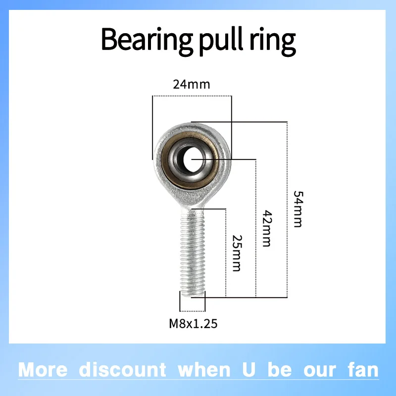 Fabrik Zylinder Fisheye Stangenende Gelenklager Universal Joint Kugelkopf Zubehör für Kraft Load Cell Wägesensor
