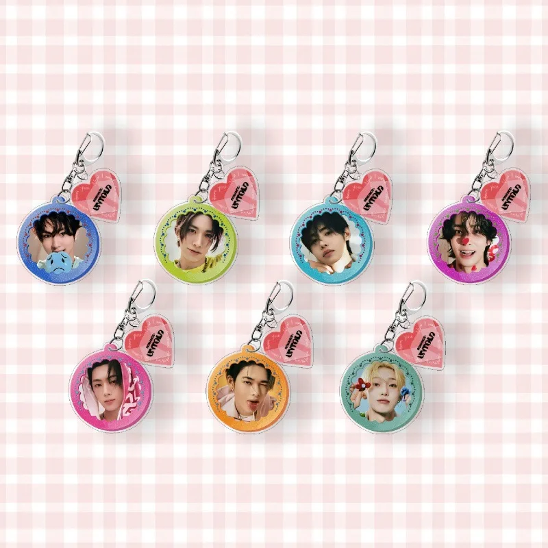 Jungwon Heeseung Jay Jake Niki Sunoo Sunghoon Korean Idol Boy Group Peripheral Acrylic Keychain Backpack Pendant Student Gifts