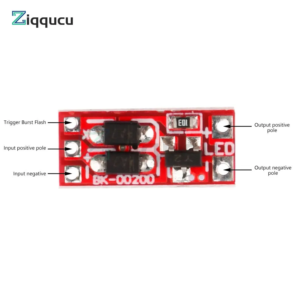 DC12V car trigger flash module ultra-small mini car light control chip LED brake flash control movement IC Flash burst module