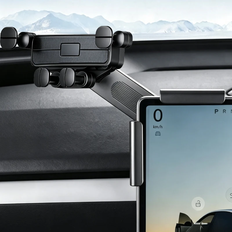 For Jetour Traveler G700/X70L/Shanhai/L7 Plus/L6/Dashing car center console floating screen navigation phone holder