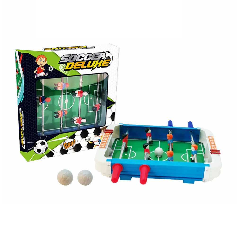 

Soccer Football Table Desktop Indoor Creative Educational Game 26.5cm Stainless Steel Rods Funny Football Game for Kids