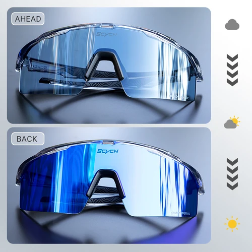 Imagen 2 del producto SCVCN MTB bicicleta ciclismo gafas UV400 hombres Camping gafas de sol deporte al aire libre equipo de bicicleta mujeres Golf pesca gafas de conducción