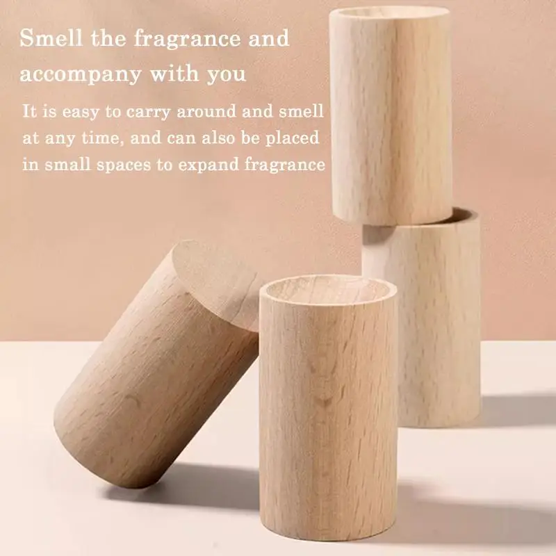 Wooden Fragrance Diffuser Natural Elegant Diffuser Stand Portable Lightweight Diffuser Reeds Sticks For Car Meeting Room Bedroom