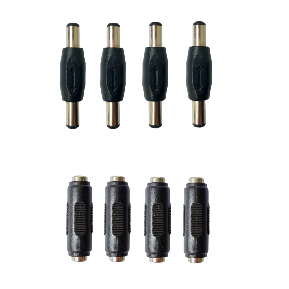 2/4/10Pcs DC 5.5*2.1mm Double Male To Male Female To Female Socket Plug Connector Mounting Adapter for CCTV Security Camera