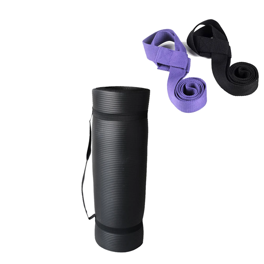 

3pcs Cotton Adjustable Carry Yoga Exercise Strap Mat Strap Holder Buckle Storage Exercise Mat Portable Fitness Yoga Mats