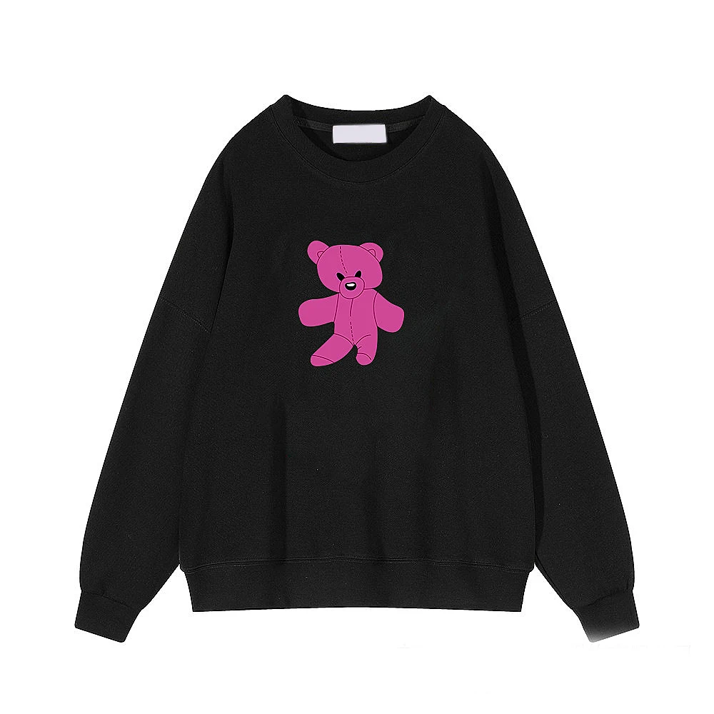 سويت شيرت نسائي من الصوف المطبوع على الطراز الأوروبي الأمريكي بأكمام طويلة كاجوال لخريف وشتاء #6