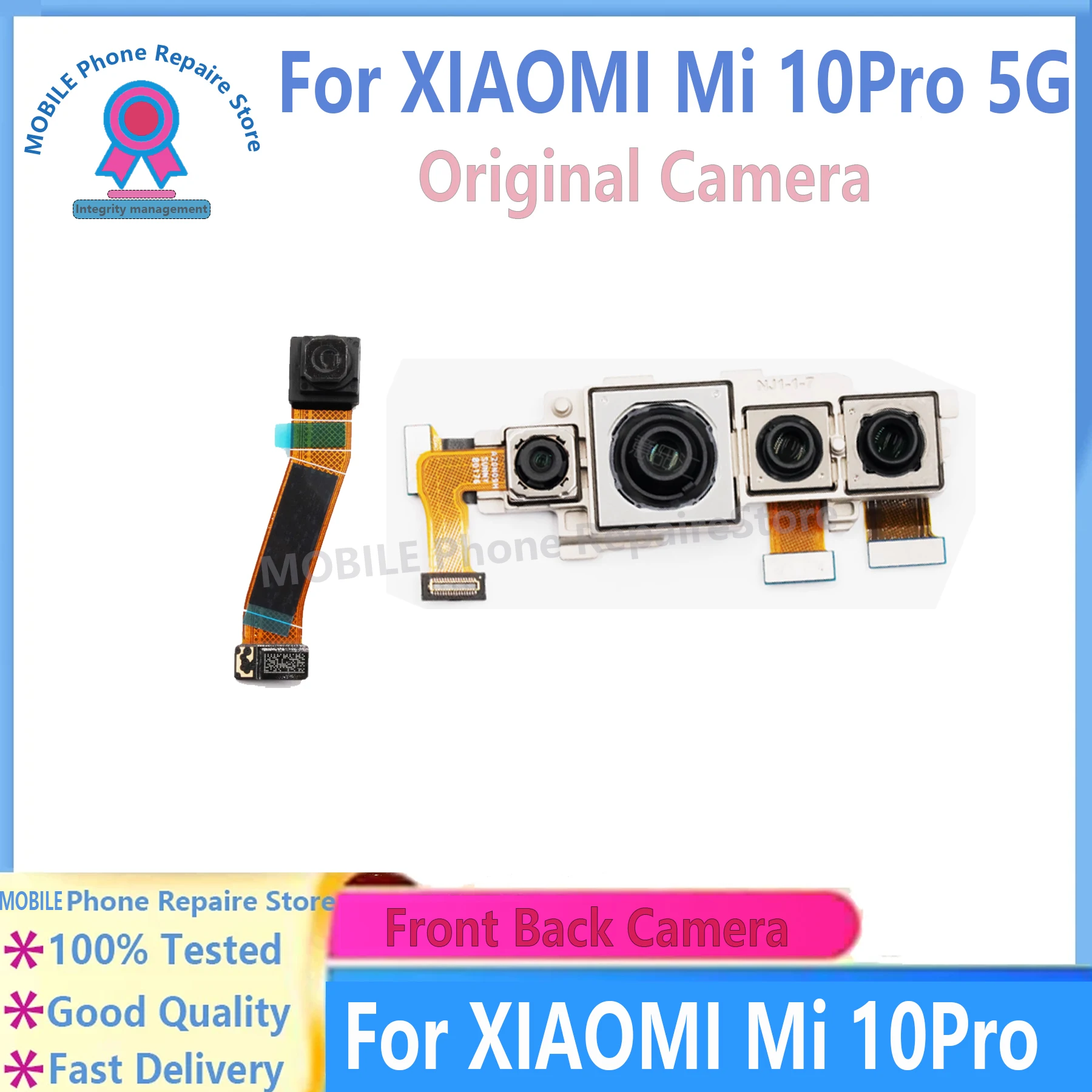 

Front Camera For Xiaomi Mi 10 Pro 5G Frontal Selfie Camera Module Facing Small Flex Mobile Phone Parts
