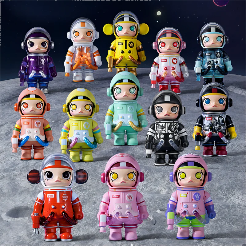 

MEGA COLLECTION 100% SPACE MOLLY SERIES 02 Limited Mystery Box Confirmed Blind Box Astronaut Ornament Cute Dolls Birthday Gift