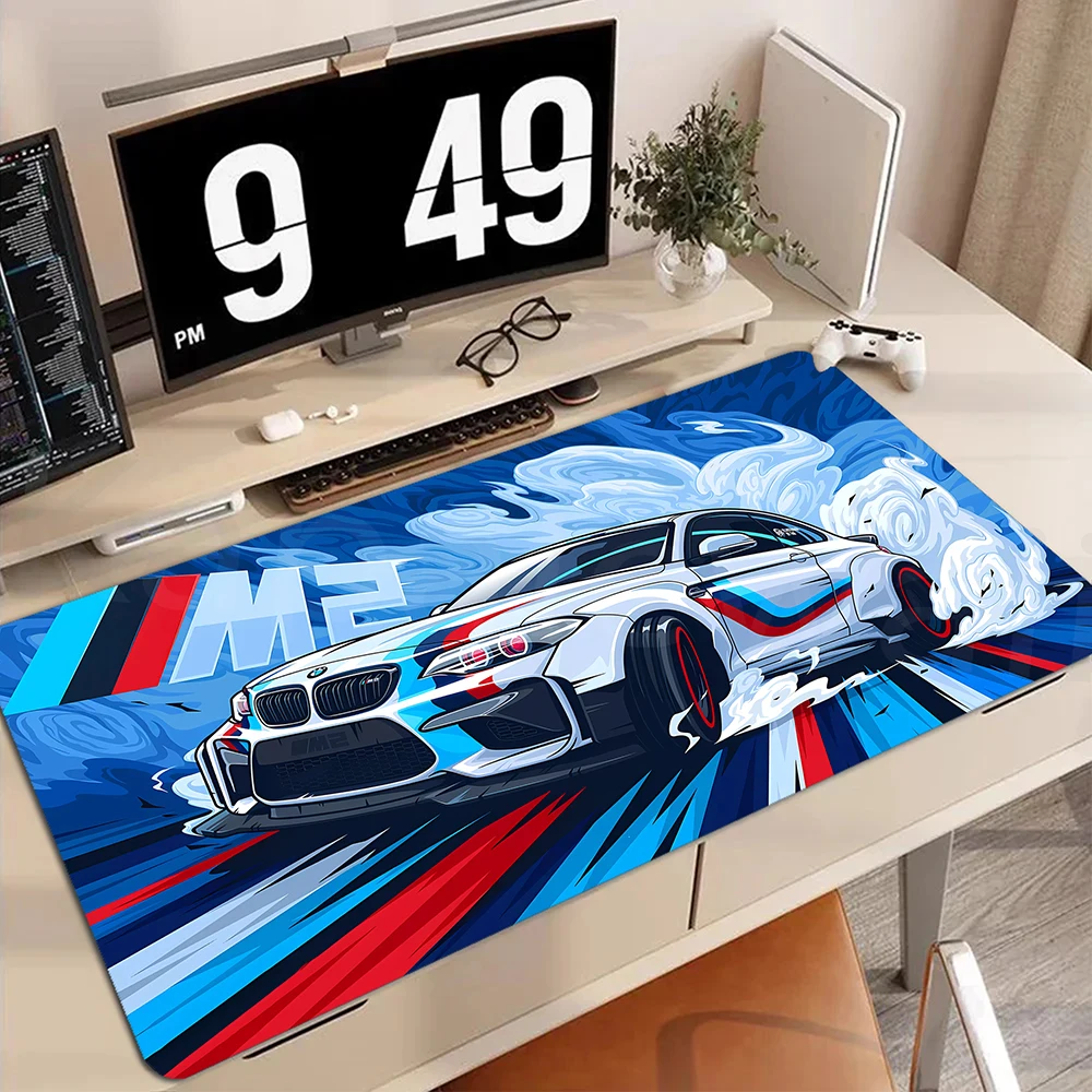 Mouse Pad Super Coupe Illustratio Non-slip Keyboard Mat Sports Car Computer Deskmat Gamer Cabinet Carpet Rubber Mousepad 80x30cm