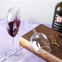 Semicircular Red Wine Cups 140ml Creative Crystal Glass Portable Clear Half Wine Glass fun European Creative Crystal Glass