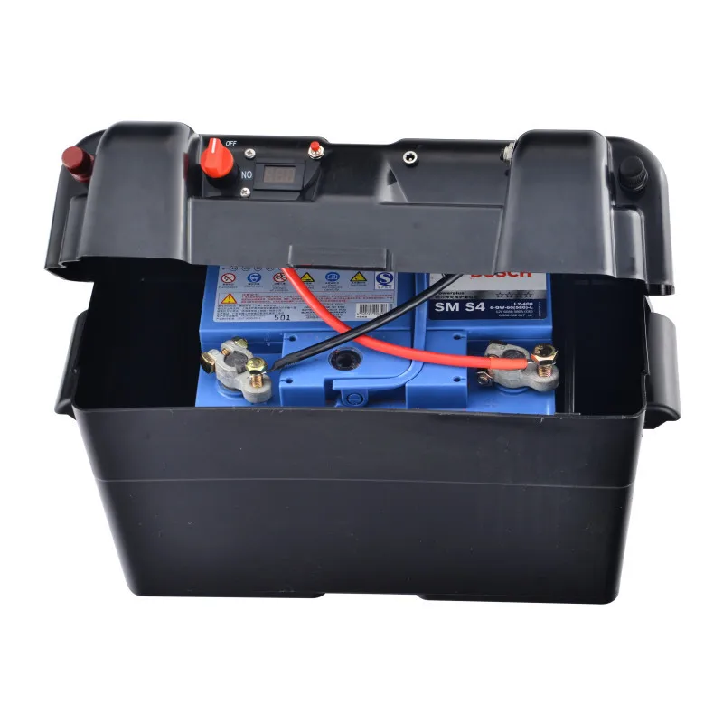 12V LiFePo4 battery box RV outdoor portable battery case energy storage emergency power USB output multi-function battery box