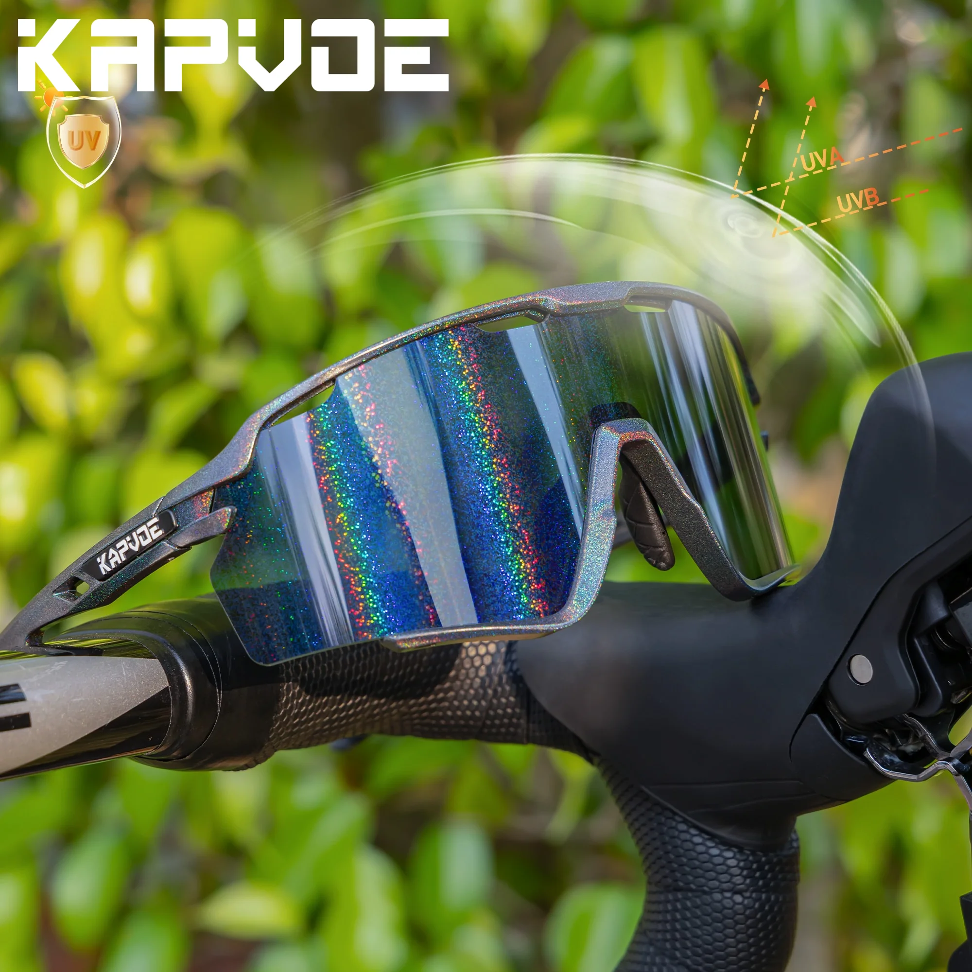 

Kapvoe Fashion Sunglasses for Men Cool Cycling Glasses MTB Sunglasses Bike Bicycle Eyewear Women Sports Goggles Speed Skating