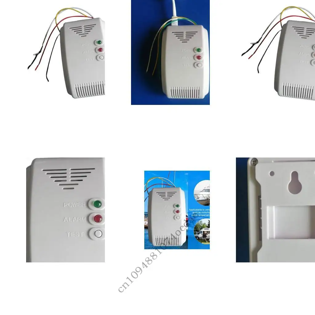 

Детектор сигнализации природного газа сжиженного нефтяного газа пластиковый 12 В настенный для использования на яхте в автодоме