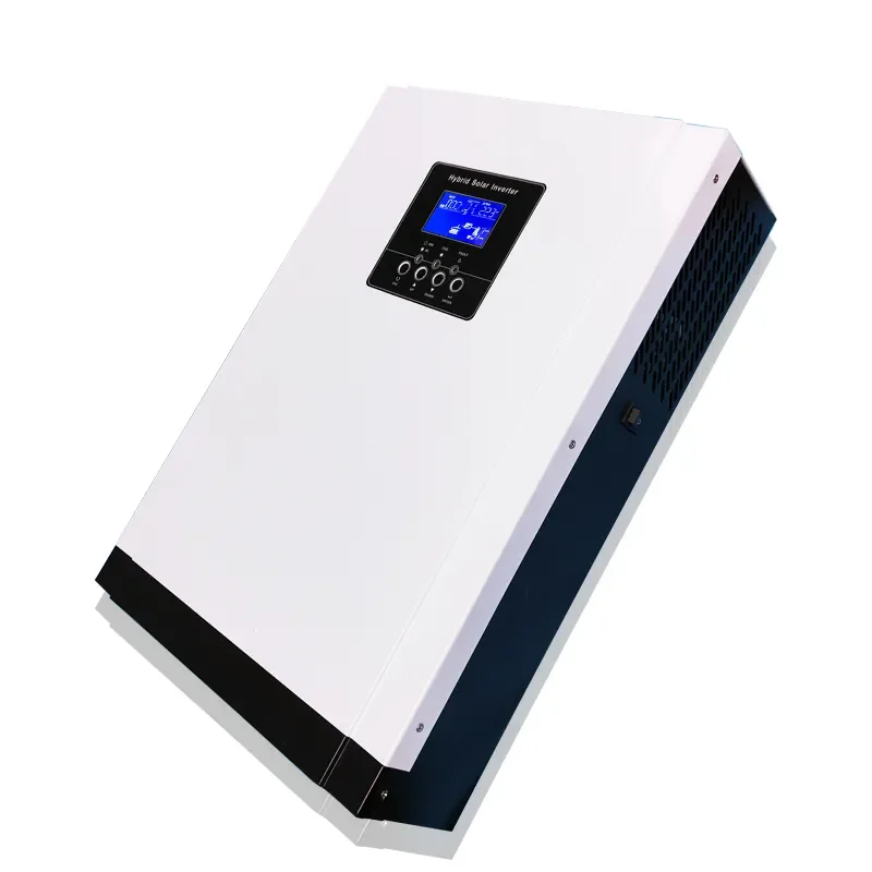 Hybrid solar inverter pure sine wave 24V 3kw 3.5kw 48V 5KW 5.5kw built in mppt 80A charging current 100a off grid solar inverter