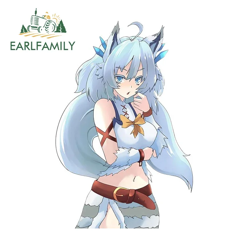 EARLFAMILY Setsuna Redo Of Healer ملصق سيارة مكيف الهواء ملصق مائي اكسسوارات السيارات مرآة الرؤية الخلفية الرسومات الإبداعية واقية من الشمس