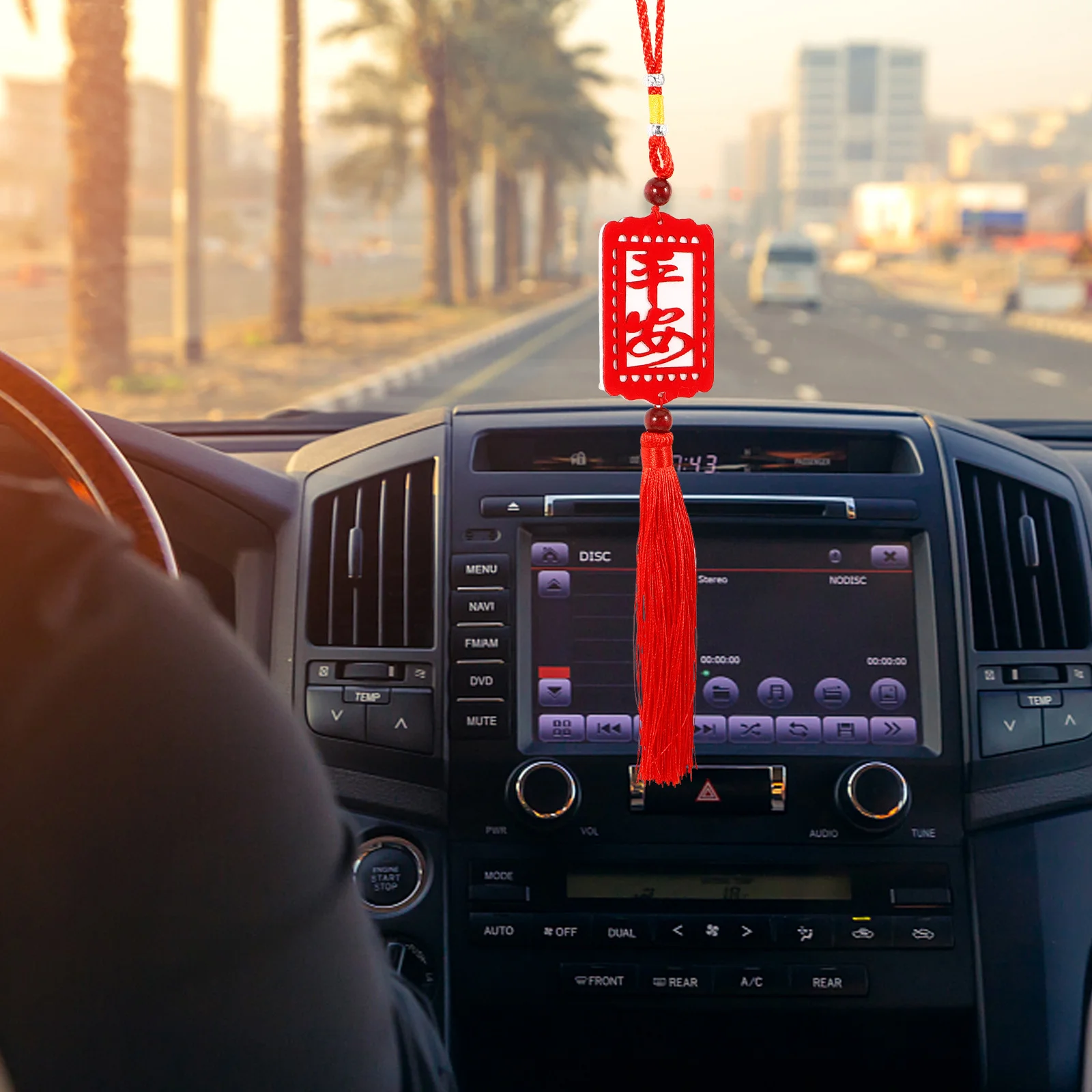 

Creative Car Hanging Ornament Durable Rearview Mirror Accessories Cute Pendant for Interior Decor Car Hanging Ornament