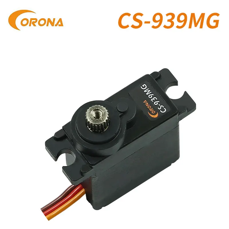 Corona CS939MG 9g Analoges Metallgetriebe-Servo, 2,28 kg.cm Drehmoment, für RC-Flugzeug-, Hubschrauber- und Robotermodelle, Ersatzteile – Detail 3