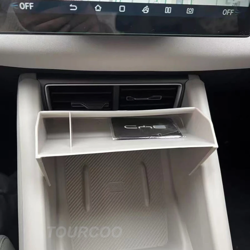 For BYD Yuan UP EV 2024 Storage Box under the Center Console Screen Interior Modified Accessories