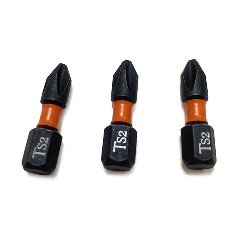 Juego puntas destornillador con cabeza cruzada para electricista, vástago hexagonal 1/4 pulgadas, 10 Uds.