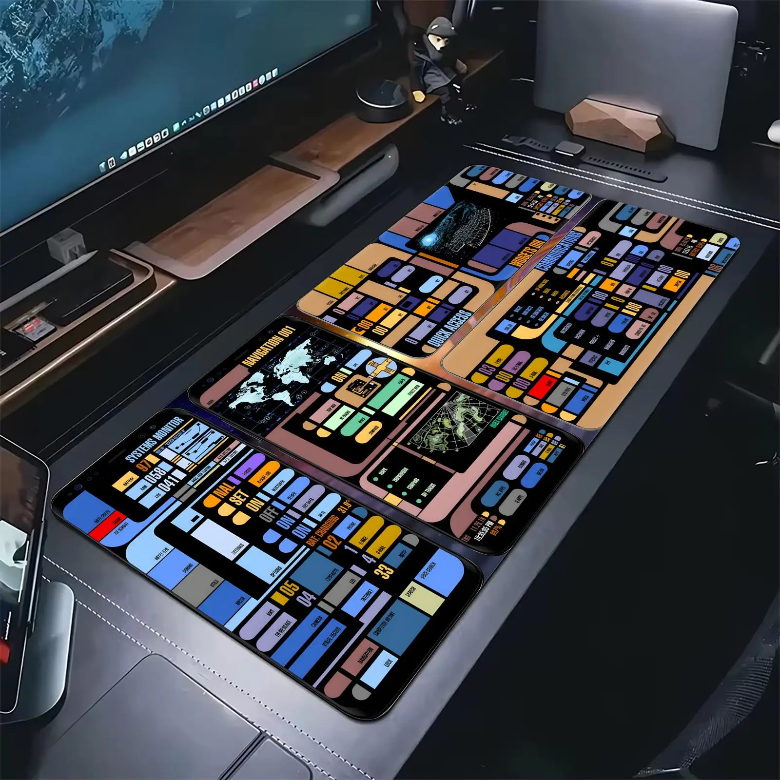 Star Trek  Mouse Pad Mouse Pads Large Gaming Mousepad XXL Keyboard Gamer Mouse Pad Laptop Desk Mat Mouse Mats