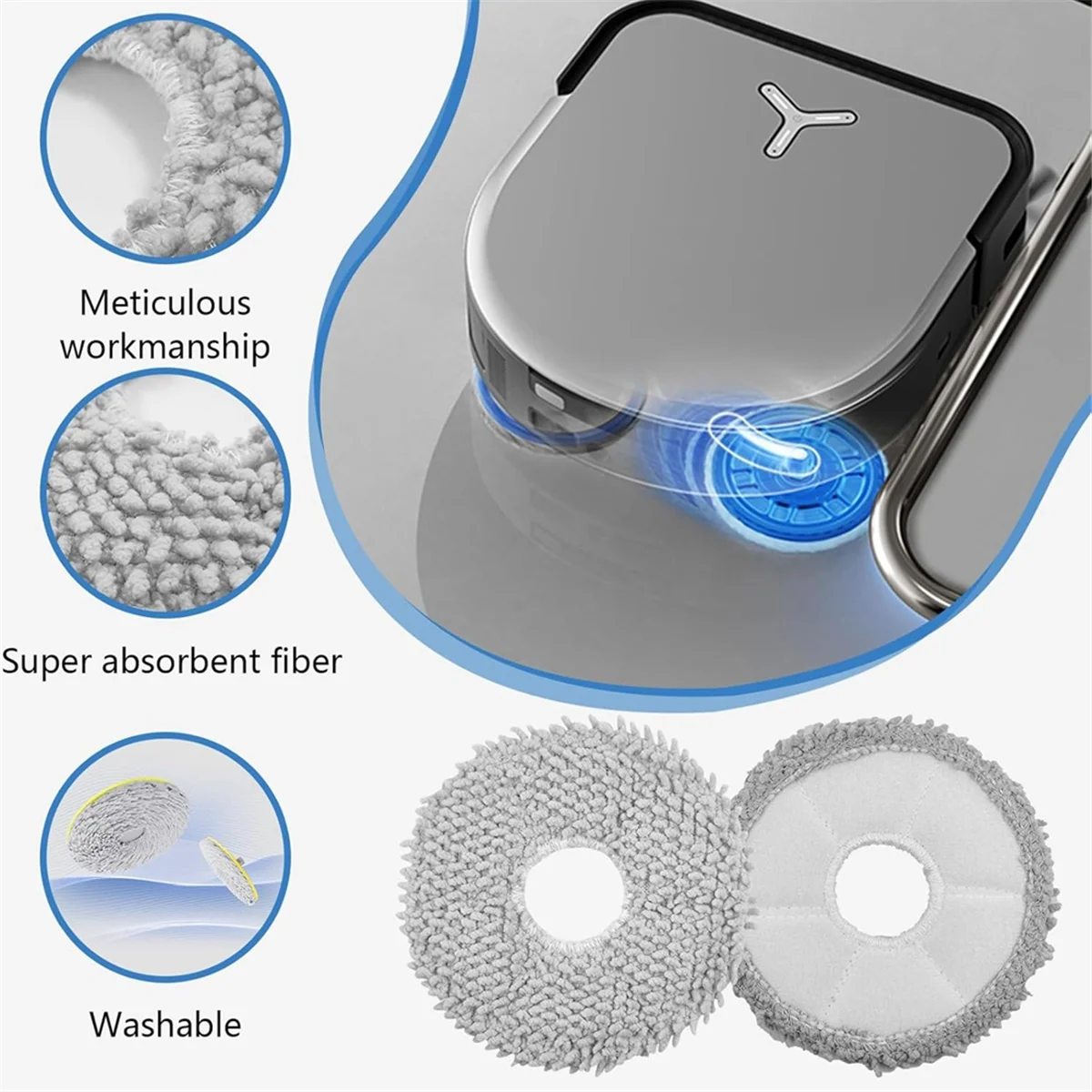 Für Ecovacs Deebot X5 Omni Roboter Staubsauger Hauptseite Pinsel HEPA-Filter Mopp Tuch Staub Taschen Ersatzteile